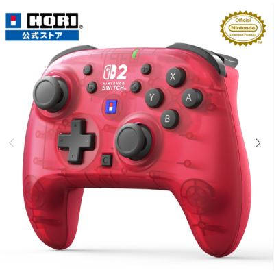 HORI TURBO 無線藍牙控制器(兼容Switch2)(紅寶石色)